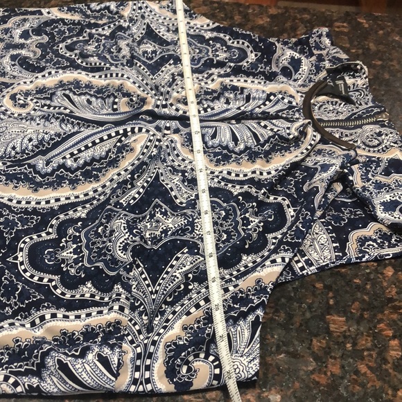 Navy Paisley Dress - Picture 6 of 6